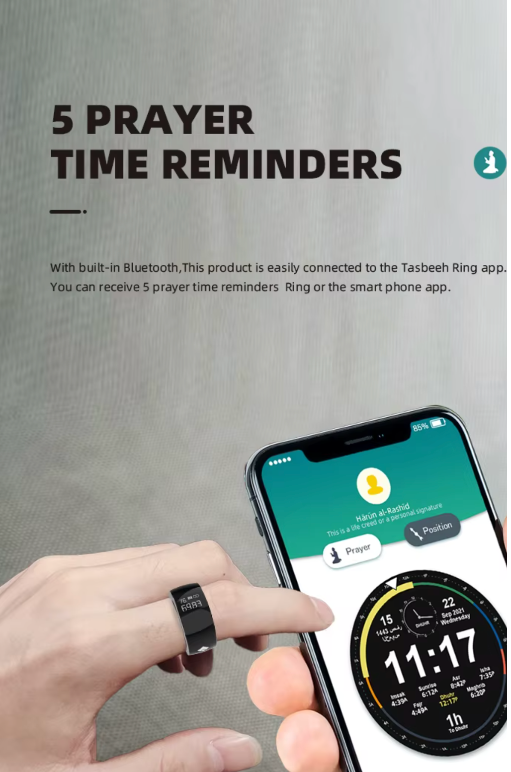 Tasbeeh Smart Ring